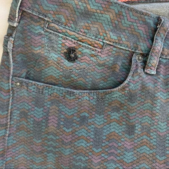 Maison scotch patterned jeans amsterdams blauw - Picture 3 of 4